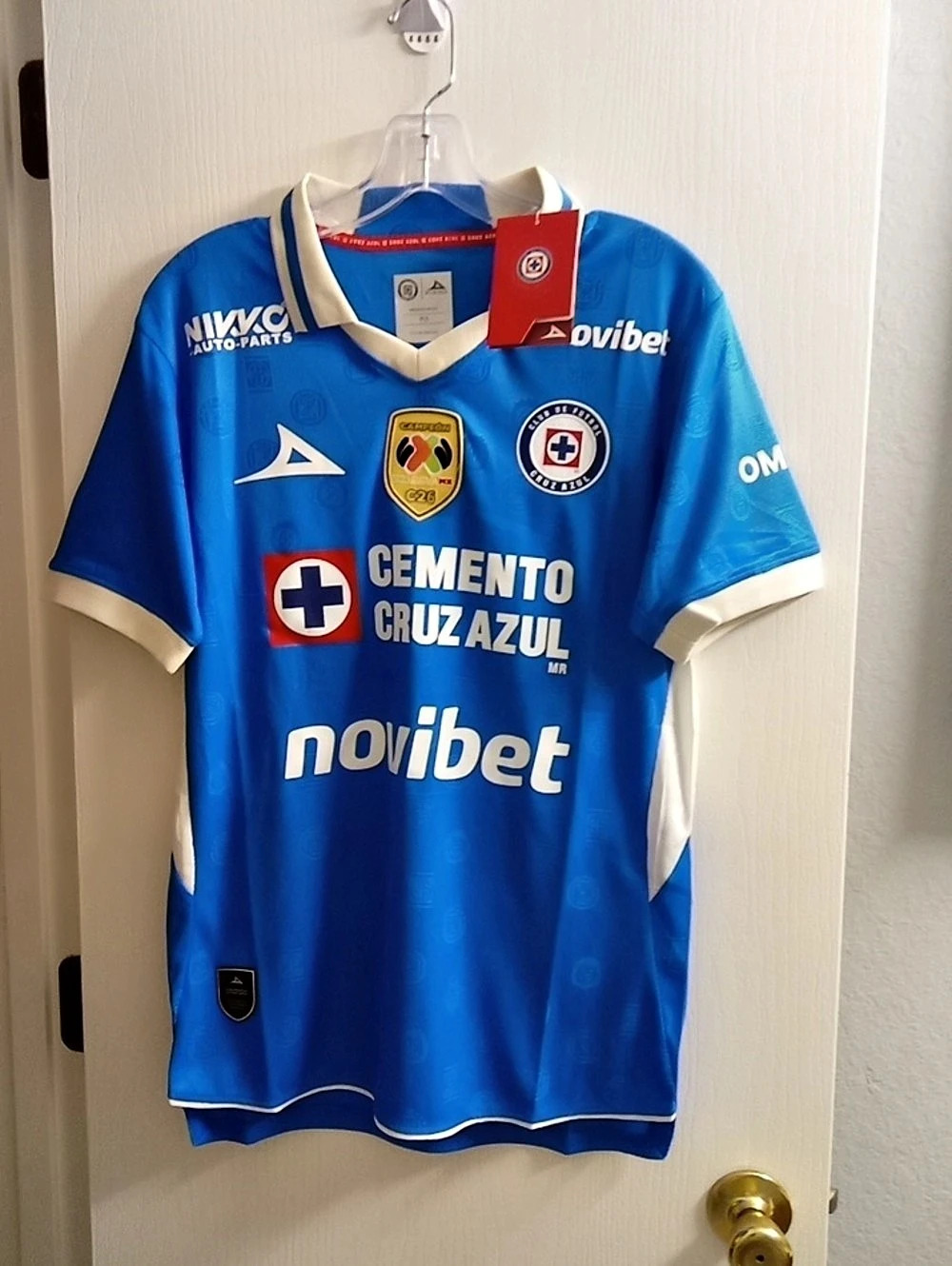 Pirma Cruz Azul Home Jersey 26/27 Blue & White Small
